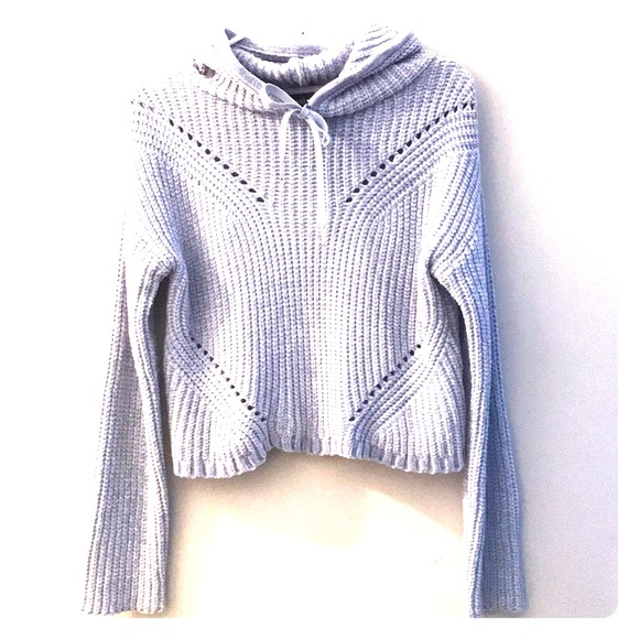 Velvety soft cropped hoodie - Picture 1 of 4